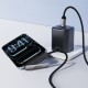 Кабель ACEFAST C28-03 charging data cable with phone holder data cable Type-C to Type-C 60W 3A 1.2m Metal-grey